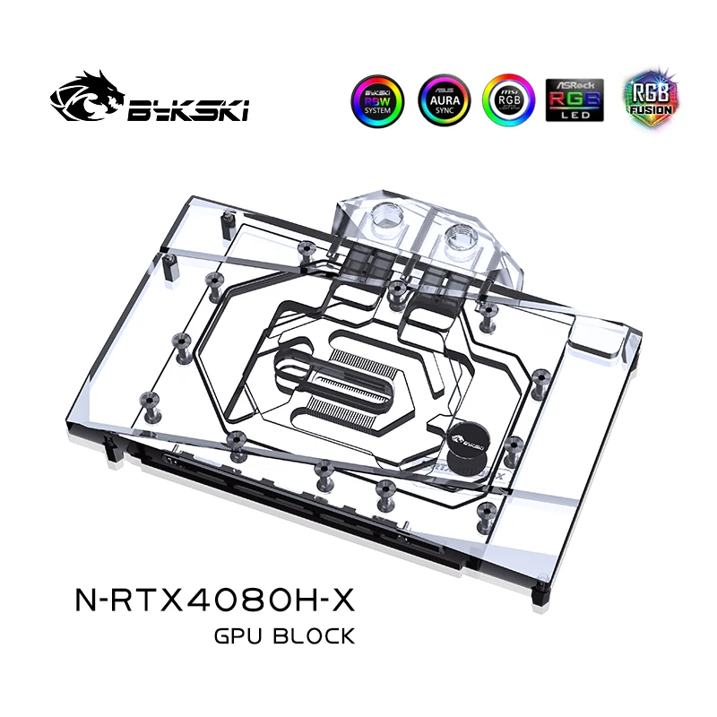 Bykski GPU Water Block untuk N - Rtx 4080 Water Cooling Block ulasan dan harga