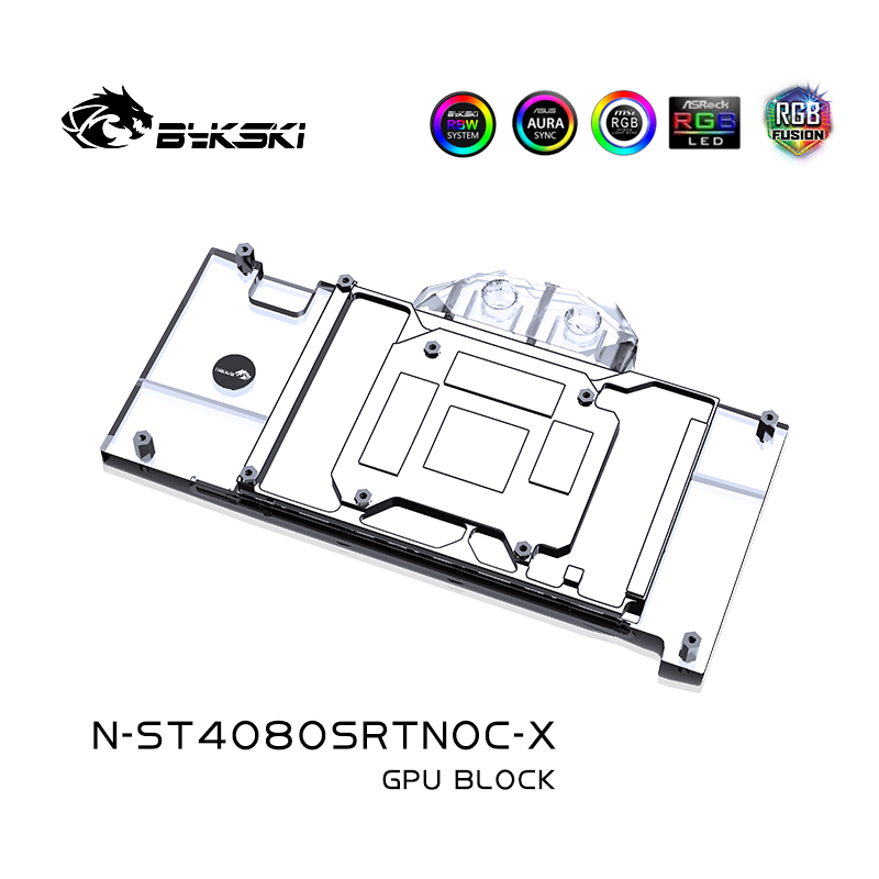 Bykski N-ST4080SRTNOC-X Blok G - Rtx 4080 Water Cooling Block ulasan dan harga