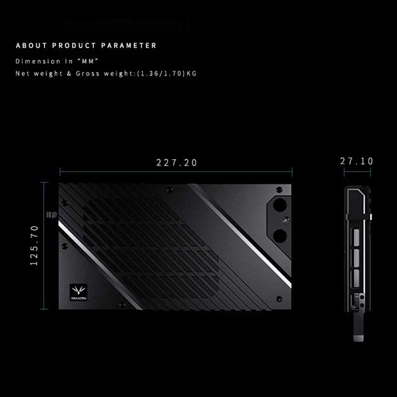 Blok GPU Granzon untuk Kartu V - Rtx 4080 Water Cooling Block ulasan dan harga