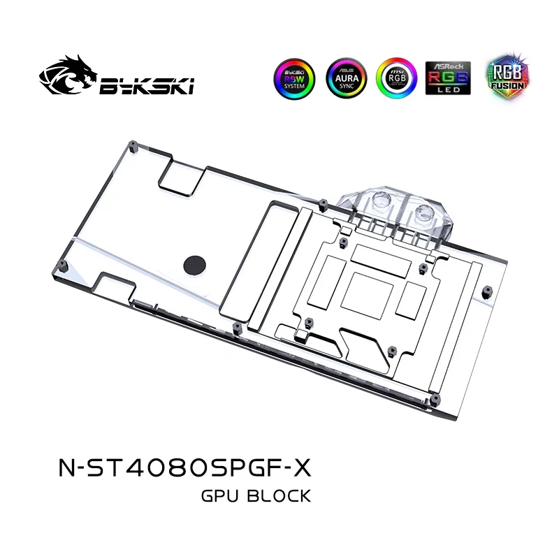 Bykski N-ST4080SPGF-X Blok GPU - Rtx 4080 Water Cooling Block ulasan dan harga