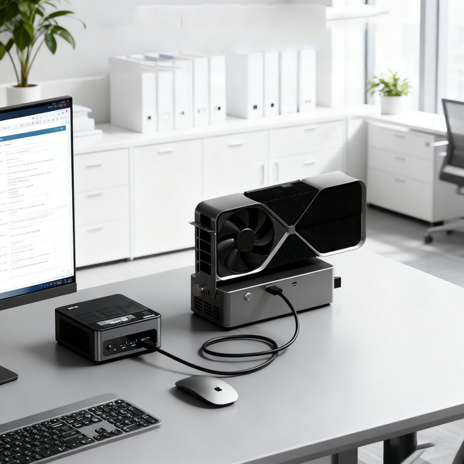 Dock GPU Eksternal 800W PSU PC - Oculink Gpu Dock Station ulasan dan harga